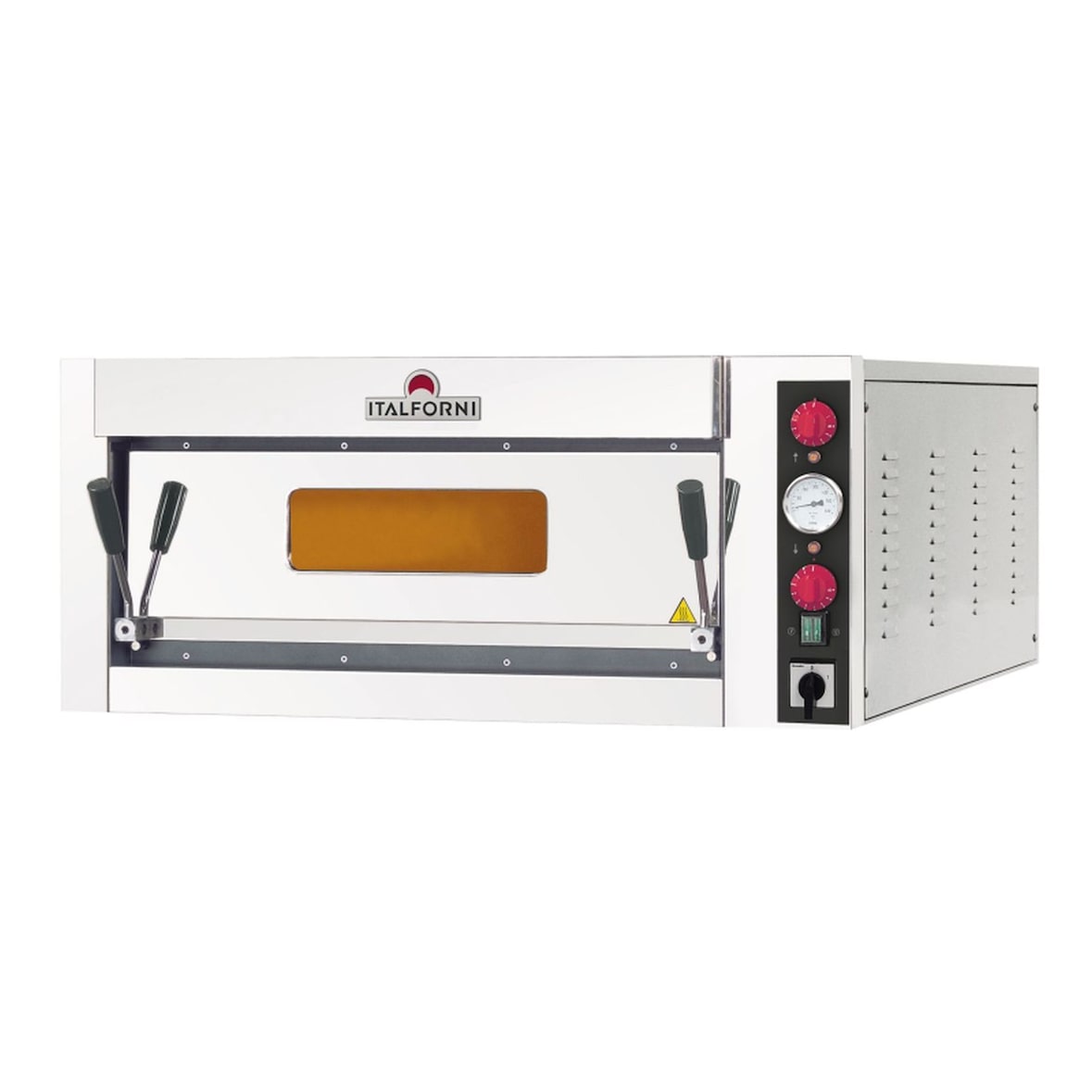 KBS Pizzaofen für 4 Pizzen ø32cm elektro 4,5 kW 910x840x430 mm 400 V Edelstahl