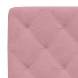 thumbnail of vidaXL Bettgestell mit LED-Leuchten Rosa 90x190 cm Samt