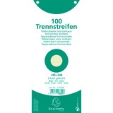 thumbnail of Exacompta Packung mit 100 Trennstreifen, 2-fach gelocht, 180g, 105x240mm