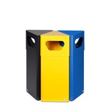 thumbnail of PROREGAL Robuster Abfallsammler eckig mit Inneneinsatz | 32 Liter, HxBxT 90x36,5x41cm | Verzinkter Stahl | Schwarz | Mülleimer Abfalleimer Müllkorb