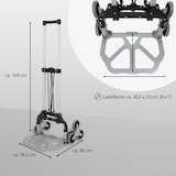 thumbnail of Alu Treppensteiger Sackkarre 70 kg klappbar extra hoch 109 cm Treppensackkarre