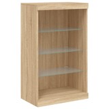 thumbnail of vidaXL Sideboard mit LED-Leuchten Sonoma-Eiche 60,5x37x100 cm