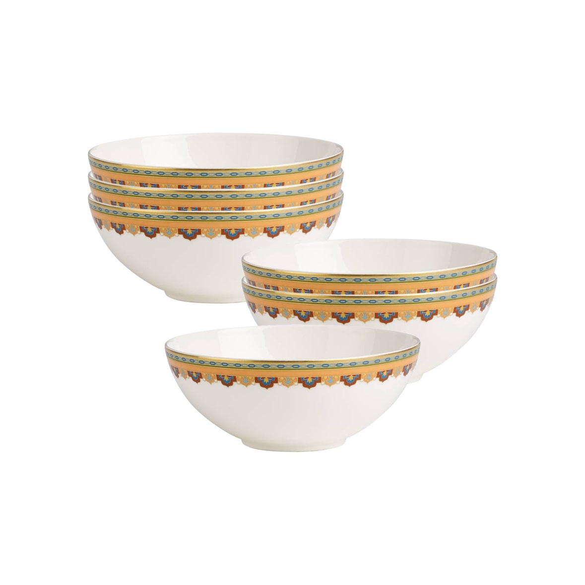 Villeroy & Boch Samarkand Mandarin Dessertschale ø 13 cm 6er Set