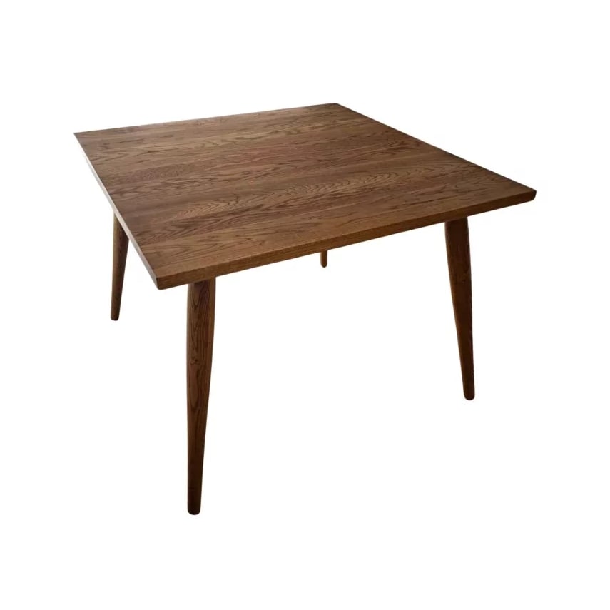 Ócrea Quadratischer Tisch aus massiver Eiche | 4-Fuß-Tisch
