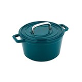 thumbnail of CS KOCHSYSTEME, ALPEN 14cm Minitopf petrol, Gusseisen emailliert, backofenfest,induktionsgeeignet