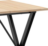 thumbnail of Décoshop26 - Esstisch im Industriedesign 70 x 70 x 75 cm massives Kiefernholz und Stahl DEC036814