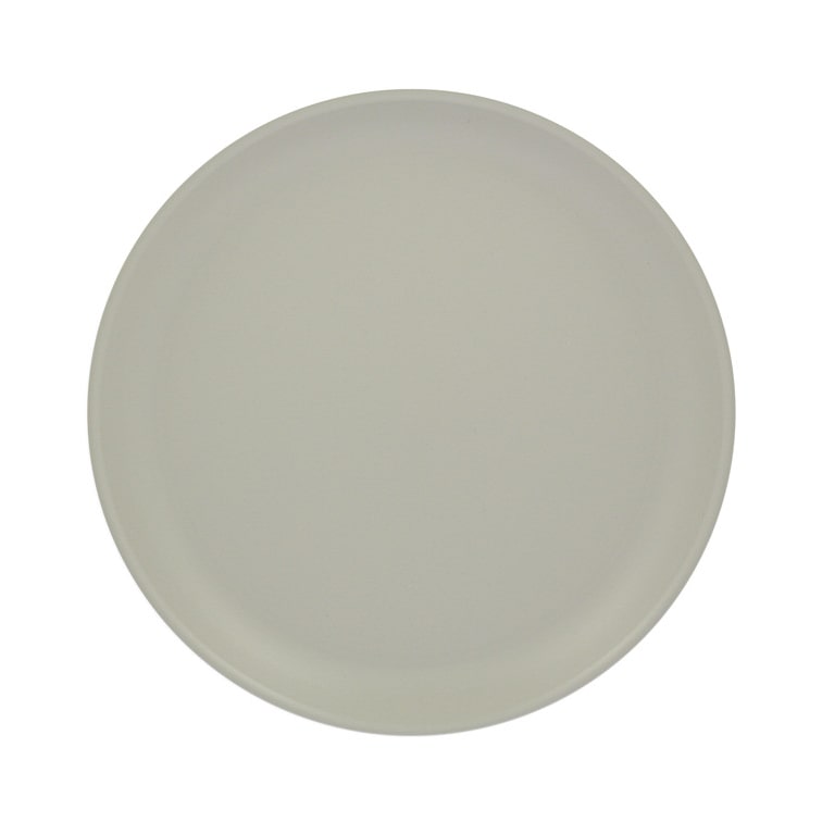MONOUSO - Wiederverwendbare Plastikteller PP-MF Grau Ø27,4cm (1 Stück)