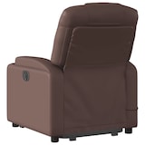 thumbnail of vidaXL Massagesessel mit Aufstehhilfe Braun Kunstleder