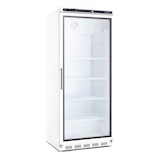 thumbnail of Frigorífico expositor para bebidas, blanco, con puerta de vidrio, con cerradura, Polar 600L CD088