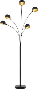thumbnail of Helloshop26 - Moderne höhenverstellbare Stehlampe 200 cm hoch 5 Leuchten gemütliches Ambiente schwarzer Stahl