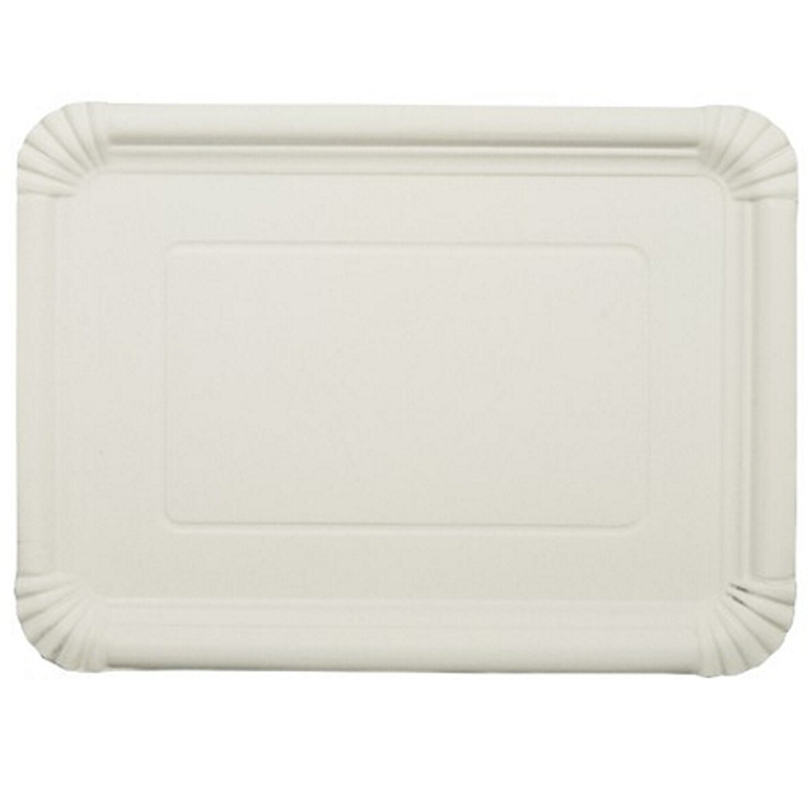 Starpak Pappteller eckig 25cmx35cm 125 Stück 1er Pack