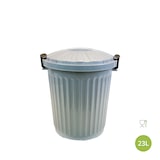 thumbnail of Cubo de basura  Oscar 23 litros con tapa. Color granito.