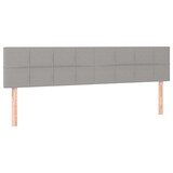 thumbnail of vidaXL Boxspringbett mit Matratze & LED Hellgrau 180x200 cm Stoff