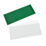 thumbnail of CombiCraft Etikettenhalter Aluminium selbstklebend 75x30mm in Grün - pro 10 Stück