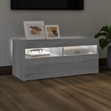 thumbnail of vidaXL TV-Schrank mit LED-Leuchten Grau Sonoma 90x35x40 cm