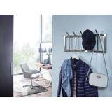 thumbnail of Wandgarderobe FineBuy Garderobe Metall 65 cm Silber Flur Hakenleiste Paneel