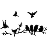 thumbnail of Décoration murale en métal Oiseaux sur branches et en vol Hanah Home