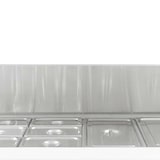 thumbnail of vaiotec Saladette / 3-fach mit Klappdeckel, 1365 x 700 mm