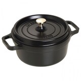 thumbnail of Cocotte Redonda Staub De 22 Cm, 2.6 L, Color Negro