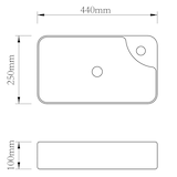thumbnail of Wasbak met kraangat, keramiek, wit