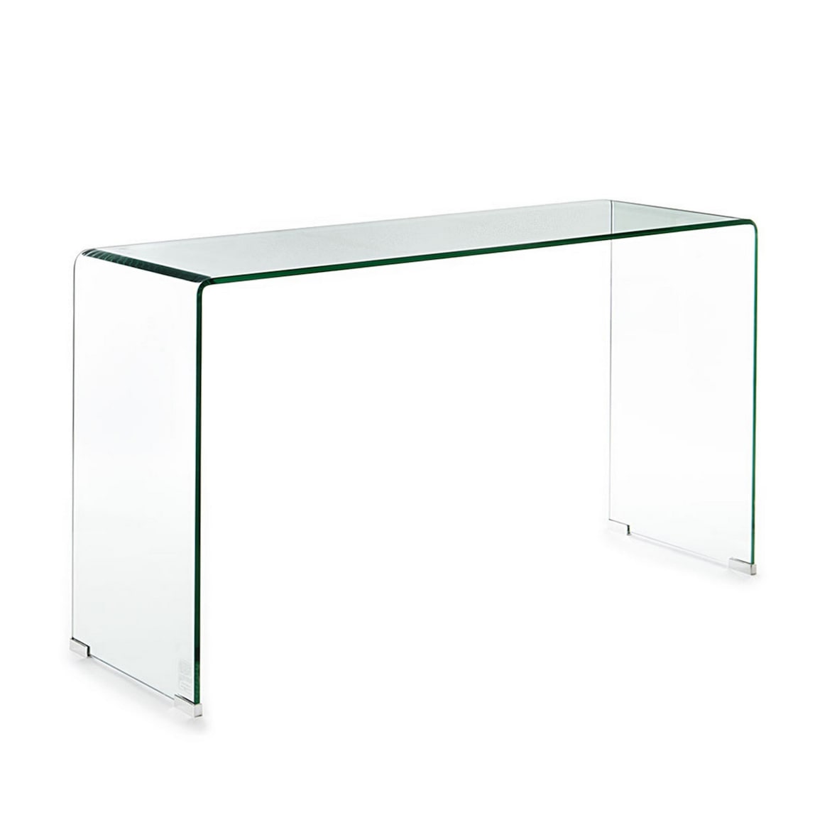 Oreste Luchetta consolle MESA in vetro curvato H.70 x L.125 x P.40 cm