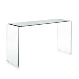 thumbnail of Oreste Luchetta consolle MESA in vetro curvato H.70 x L.125 x P.40 cm