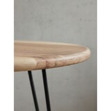 thumbnail of Akazienholz Couchtisch mit Haarnadelgestell, modernes Design, große Ablagefläche. 60x60x39 cm | Kadima Design
