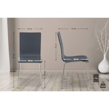 thumbnail of 8er-Set Wartezimmerstuhl PEPE grau