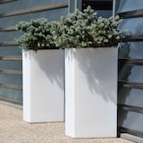 thumbnail of WellHome - "Huesca Collection" Blumentopf 35x80cm Weiß