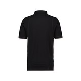 thumbnail of DASSY® Orbital Poloshirt, D-FX Flex, 97% Baumwolle Piqué, Strickkragen, Firmenveredelung, Art. 710011 schwarz/anthrazitgrau 3XL