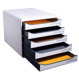 thumbnail of Exacompta 309740D 1x Ablagebox mit 5 Schubladen für DIN A4+ Dokumente Big Box Plus Office Lichtgrau