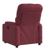 thumbnail of vidaXL Massagesessel Weinrot Stoff