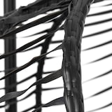 thumbnail of Uniprodo Outdoor-Hängesessel mit Gestell - für zwei Personen - Sitz zusammenfaltbar - schwarz/grau