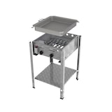 thumbnail of ChattenGlut Professional Gastrobräter 2-flammig Standgerät 9,0kW und Edelstahlpfanne