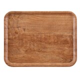 thumbnail of CAMBRO MA3646-E90/6 - Pack de 6 unidades - Bandeja Madeira rectangular laminada de superficie antideslizante - 36 x 46 cm - Texturizado Olivo oscuro