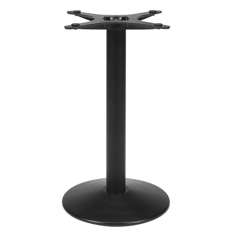 Pied de table fixe RONDO - Base ronde D 43 cm - Noir