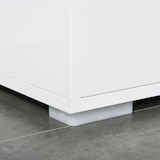 thumbnail of Aparador de Salón con 3 Puertas 2 Cajones y Estante Interior Ajustable Mueble Auxiliar de Almacenaje para Cocina Dormitorio Alto Brillo 117x36x74 cm