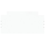 thumbnail of vidaXL Bettgestell Weiß 100x200 cm Holzwerkstoff