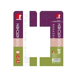 thumbnail of BERGNER - Rasqueta de cocina verde 13x10cm