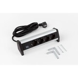 thumbnail of Bachmann DESK 1 Tischsteckdose 4-fach, Aluminium eloxiert