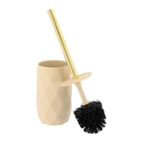 thumbnail of Brosse WC avec support déco Diamant Beige et Doré