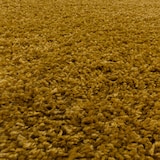 thumbnail of Teppich Schlafzimmer Hochflor Unifarben Samtweich Waschbar Strapazierfähig Wohnzimmer Pflegeleicht Gold 120x170 cm – SPREE von Kadima Design