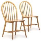 thumbnail of Pack 2 chaises Clarck Couleur Chêne, Bois Massif, 48 cm x 48 cm x 92 cm
