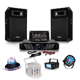 thumbnail of Pack Sonorisation 500W  Ampli + Enceintes + Table de mixage USB + 4 jeux de lumières LED