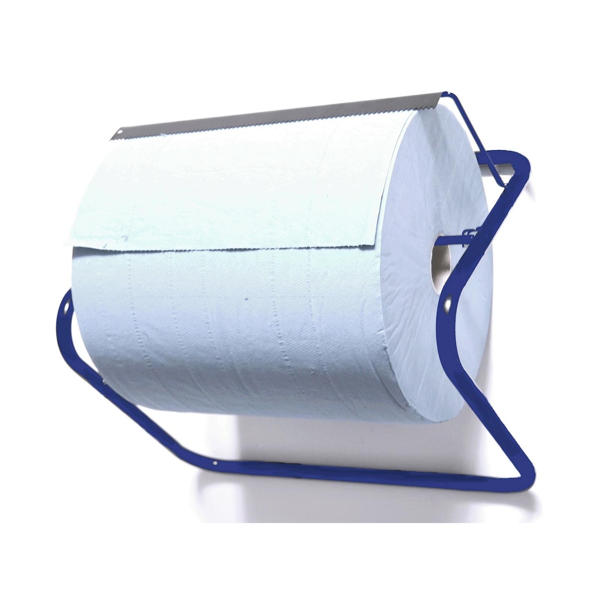 Papierrollenhalter Wandhalter, 35 x 50 x 25 cm, blau