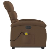 thumbnail of vidaXL Elektrischer Massagesessel mit Aufstehhilfe Braun Stoff