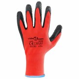thumbnail of vidaXL Werkhandschoenen 24 pcs Rood en Zwart 9 / l Latexcoating
