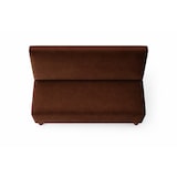 thumbnail of Banquette restaurant -Berfine- en velours marron – 120 x 55 x 90 cm Mobilier  Européen CHR