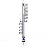 thumbnail of BEARWARE 1x Analoges Thermometer aus Metall, wetterfest Außenwetterstation (Messbereich -40° bis +50° C – klassisches Design)