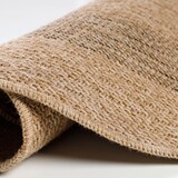 thumbnail of Carpetsale24 Runder In & Outdoor Teppich Wetterfest Sisal Optik Natur 200 cm Rund - Küchenteppich Flachgewebe Natur Optik Vintage für Balkon Terrasse